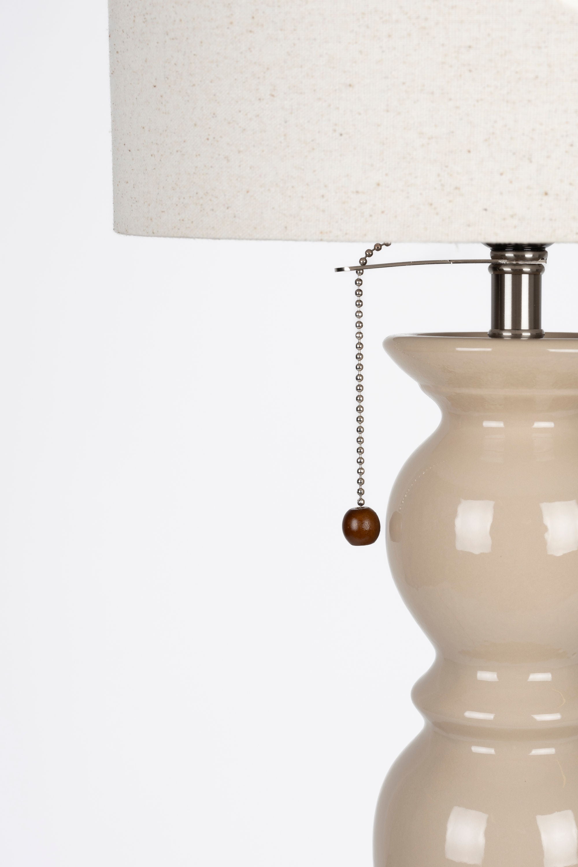 Zuiver Brew Cream Gloss Ceramic Floor Lamp